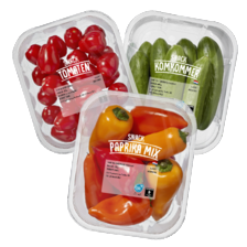 Snoeptomaten, -tomaten mix, -komkommers of -paprika's